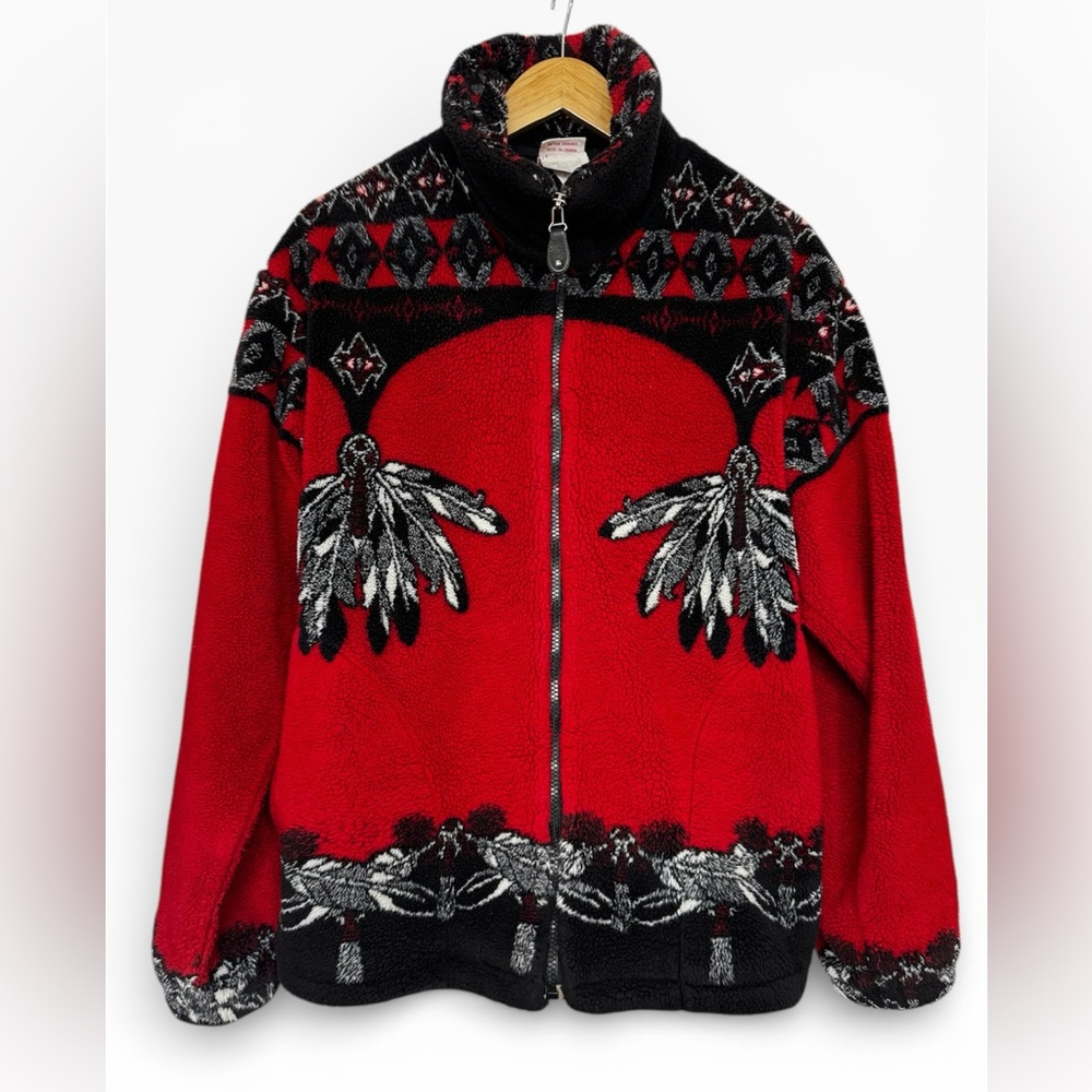 Vintage Milton Canada Graphic Fleece Jacket